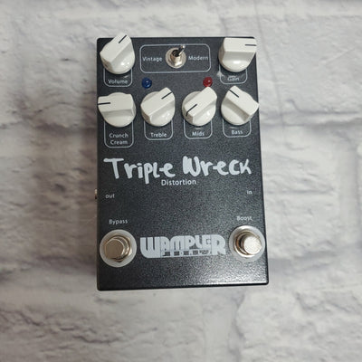 Wampler Triple Wreck Distortion Pedal - Early Version Like New