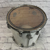 Ludwig Blue and Olive 16x16" Floor Tom - White