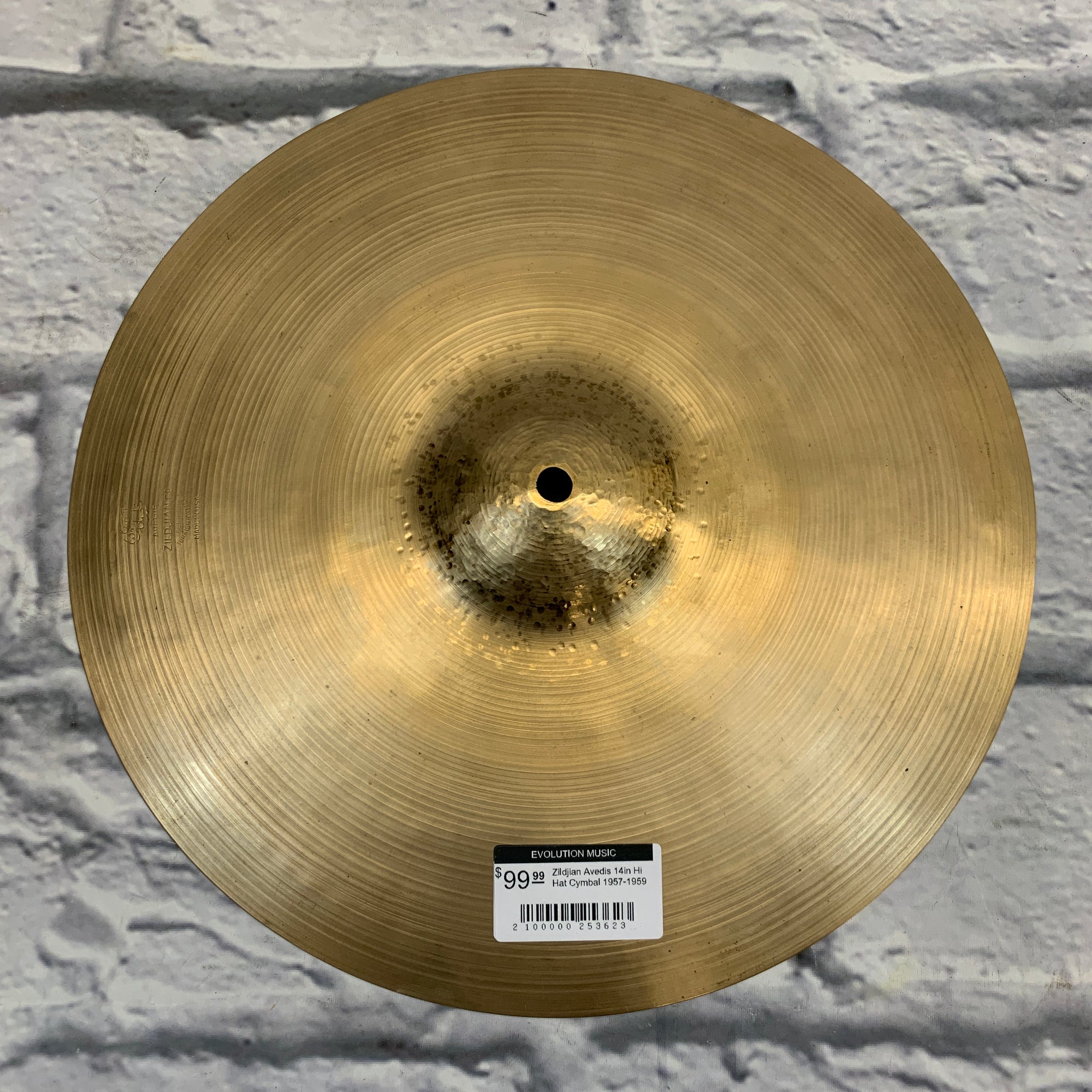 Zildjian Avedis 14in Hi Hat Cymbal 1957-1959