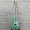 Sawtooth 4 String EP Series Electric Bass Guitar, Surf Green w/White Pearloid Pickguard