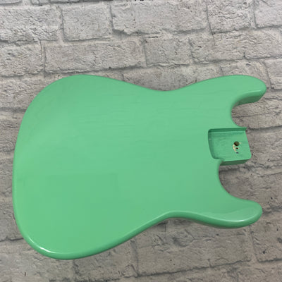 Solid Ash Surf Green Guitar Body Electric Guitar Body - New Old Stock!