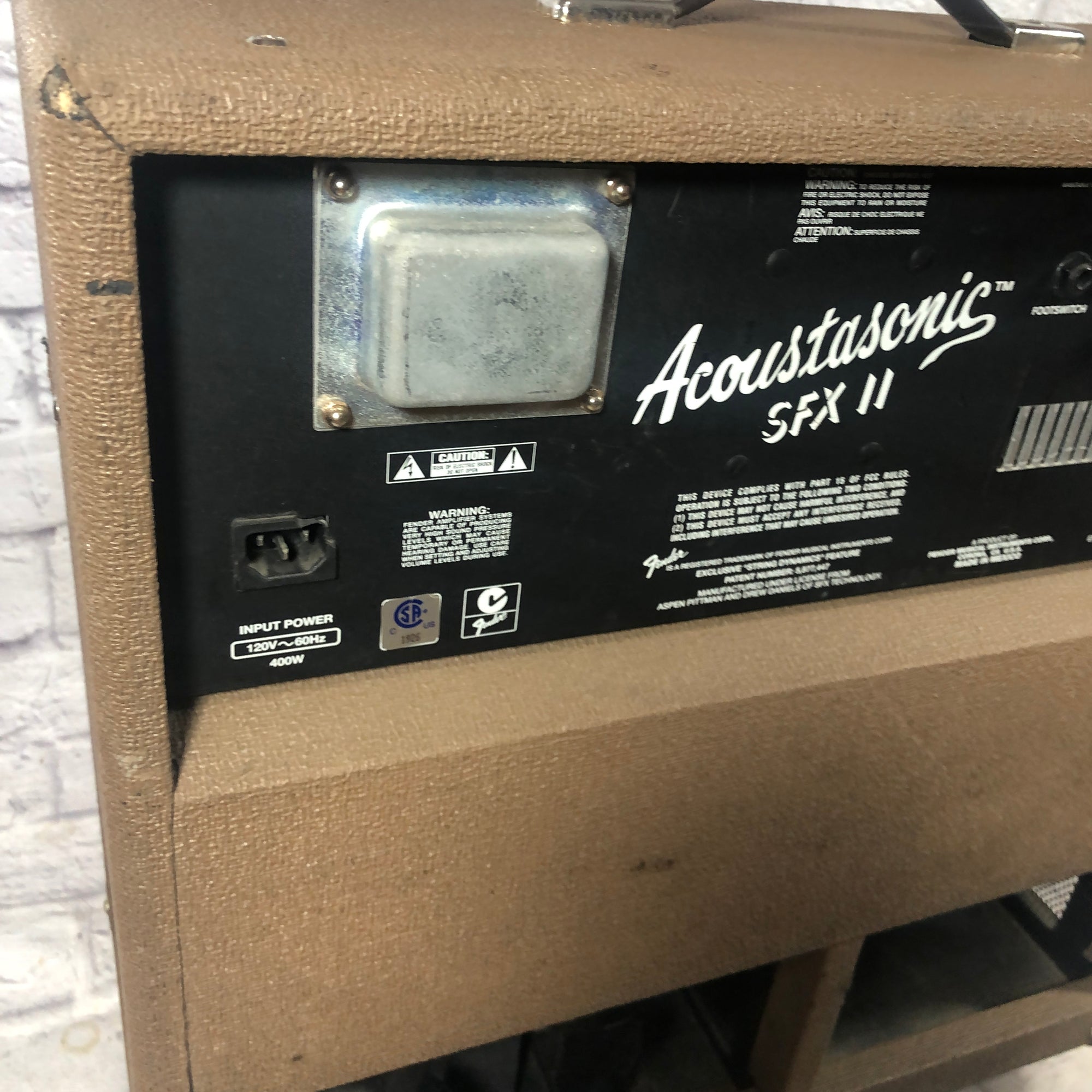 Fender Acoustasonic SFX II Acoustic Guitar Amp w/ casters