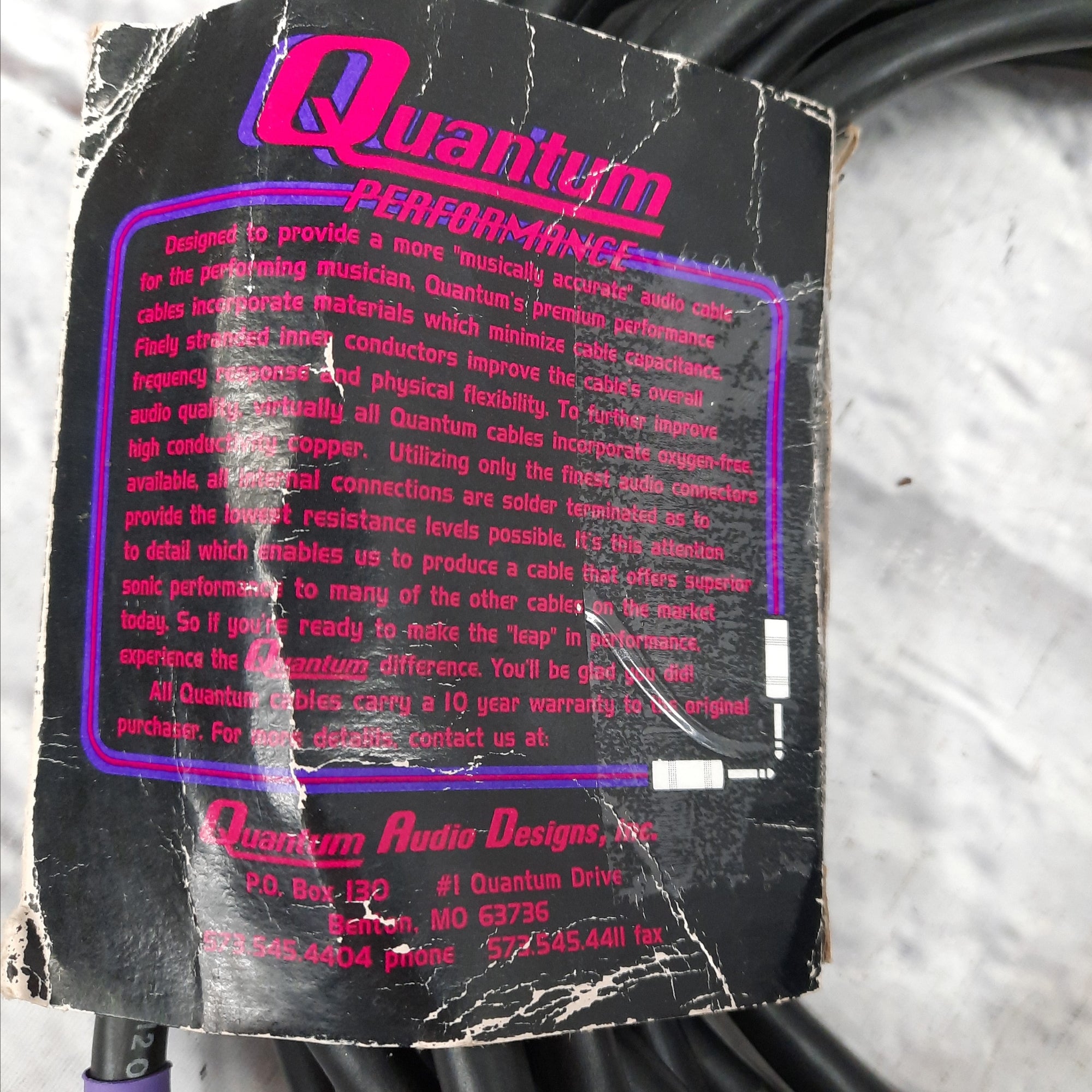 Quantum SC12-30 30' 12 GA Speaker Cable