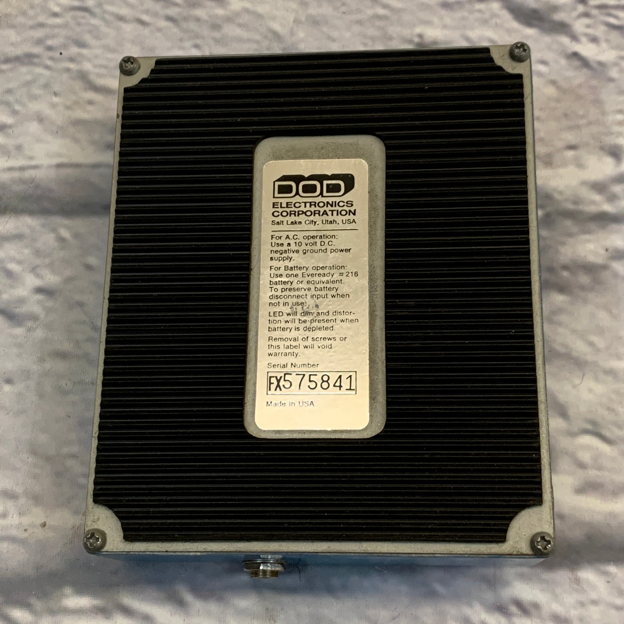 Vintage DOD PDS 1002 Two Second Digital Delay