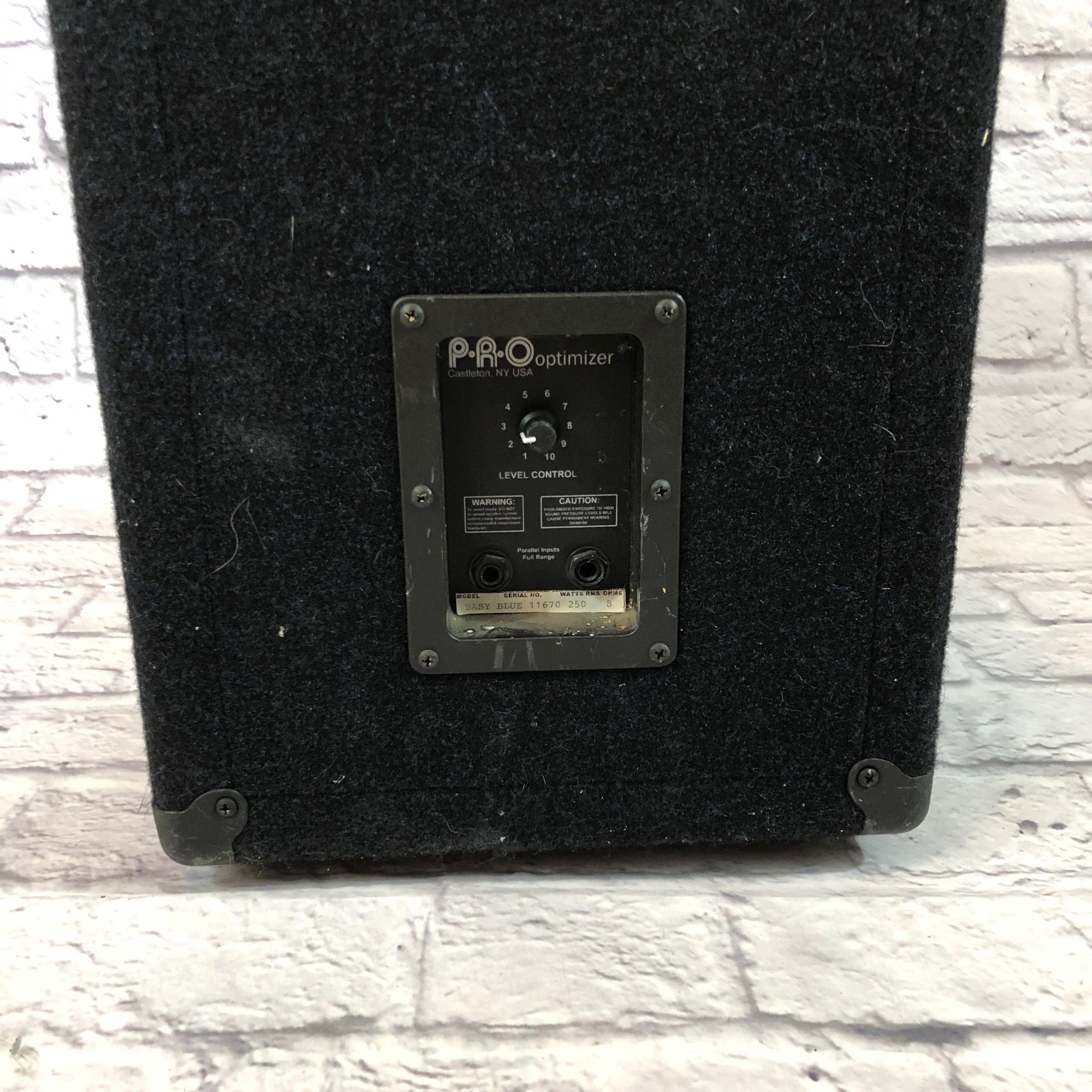PRO Baby Blue 250W 8 Inch Passive PA Speaker