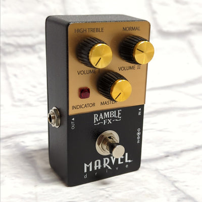 Ramble FX Marvel Drive Overdrive Pedal Rare V1 - Like New