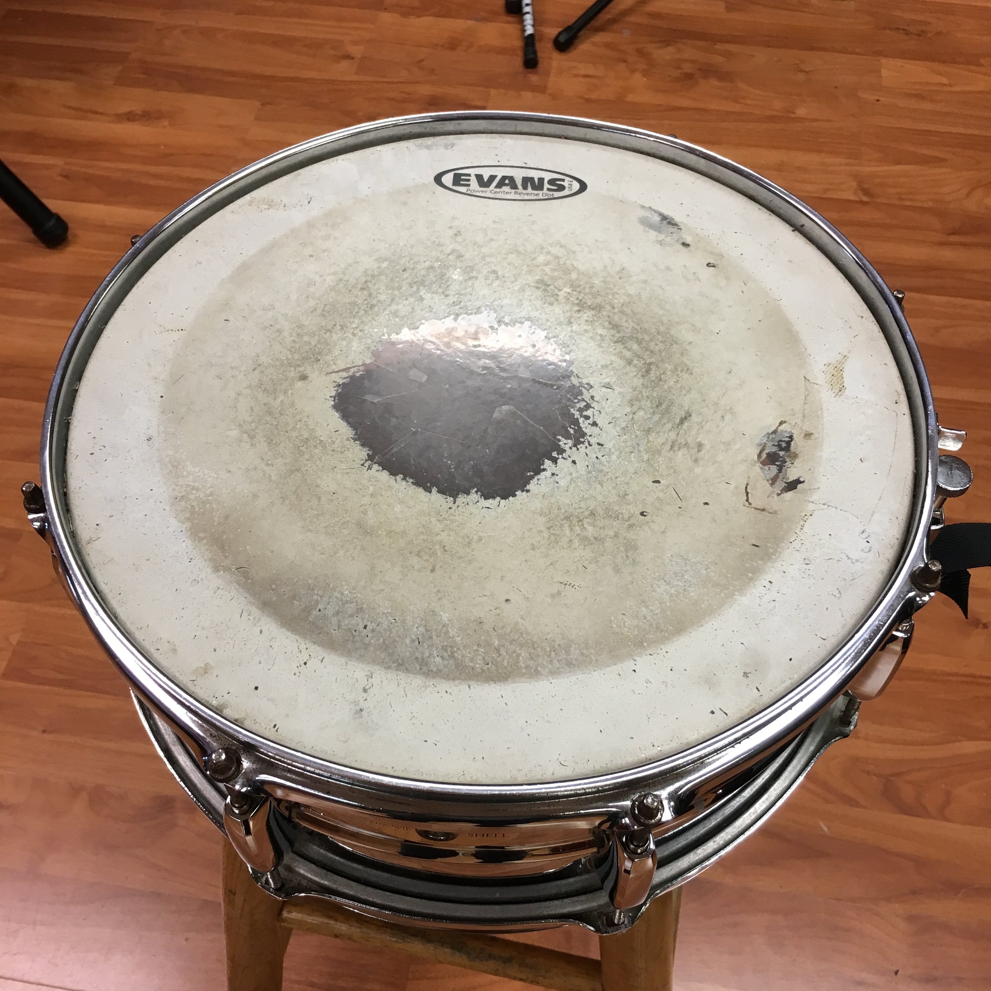 Pearl 14in Mirror Finish Steel Shell Snare Drum