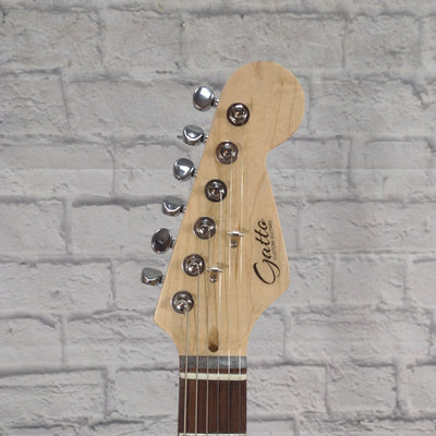 Gatto Strat Style Candy Blue EMG Electric Guitar