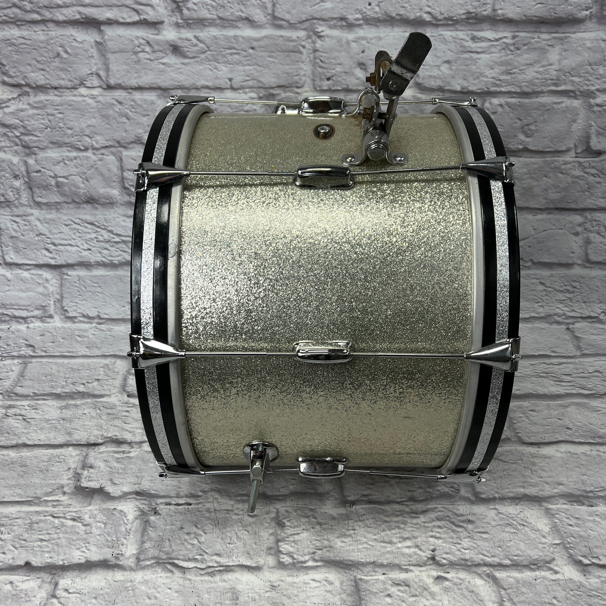 Slingerland 20 12 14 1960s Drum Kit - Silver Sparkle