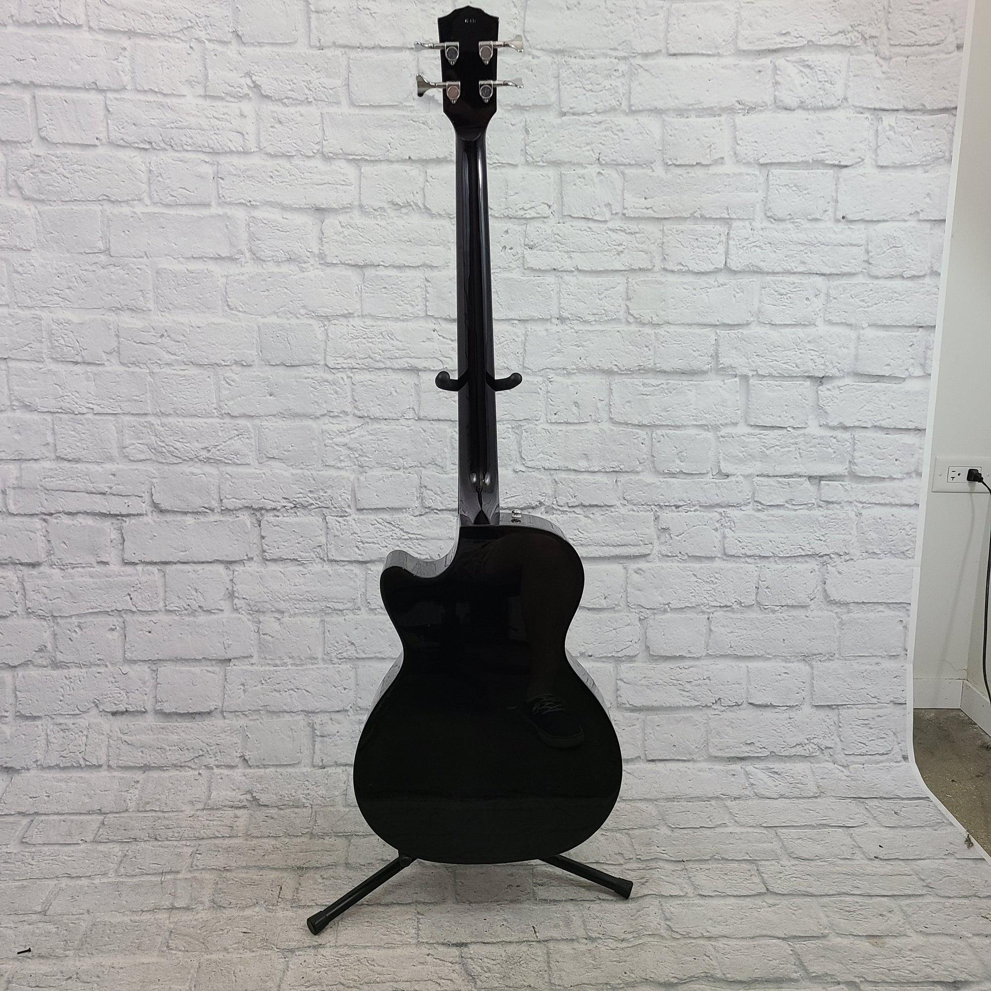 Fender CB-60SCE Concert Acoustic-Electric Bass, Black