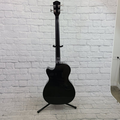 Fender CB-60SCE Concert Acoustic-Electric Bass, Black