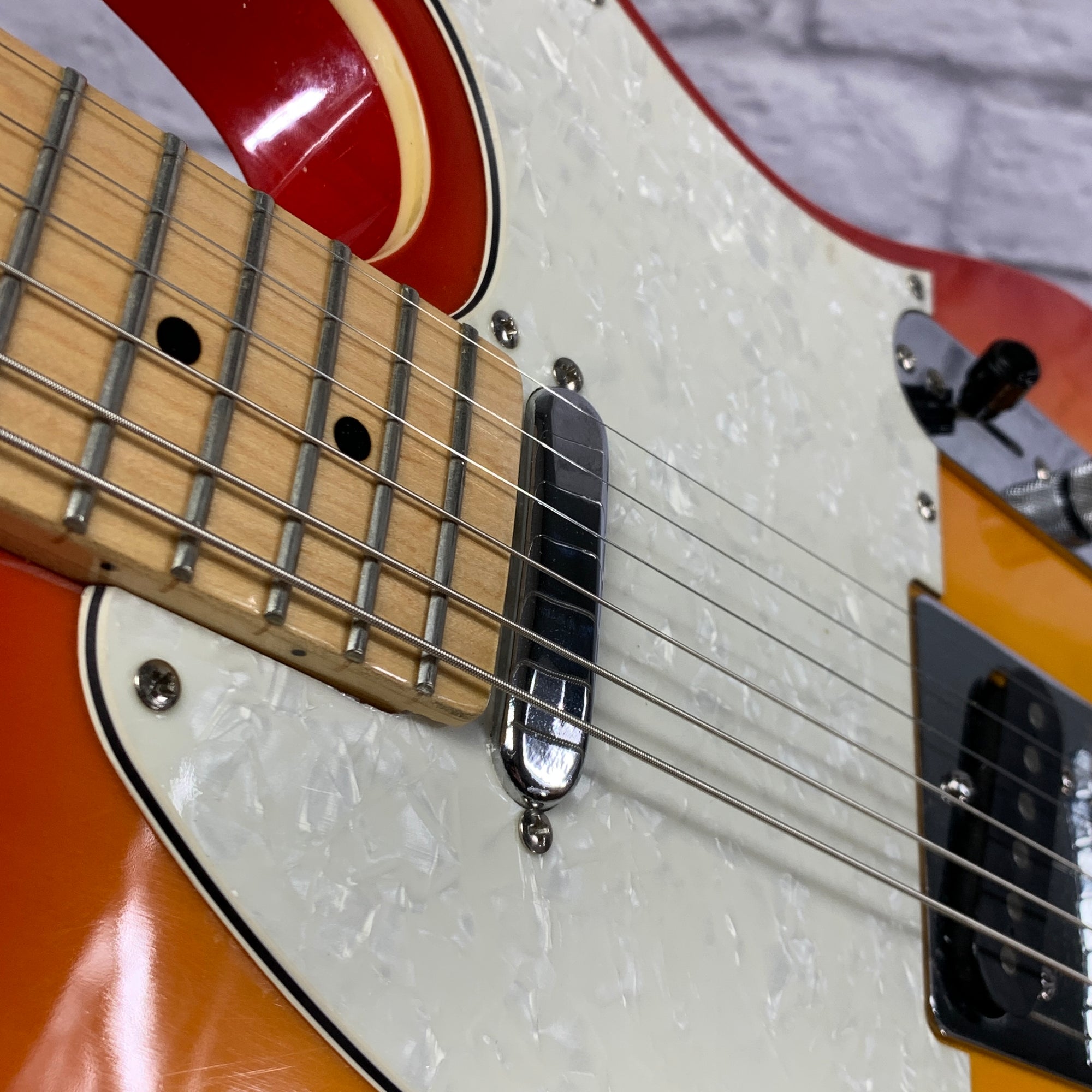 Partscaster Telecaster Electric Guitar Cherry Burst