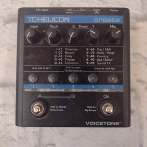 TC Helicon Voicetone Create Vocal Effects Processor