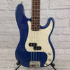 Squier P-Bass Blue 4 String Bass Guitar