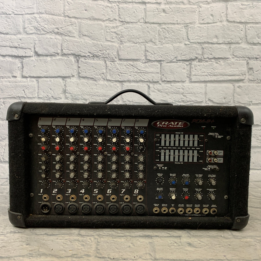Crate PCM 8+ Powered Mixer PA Head