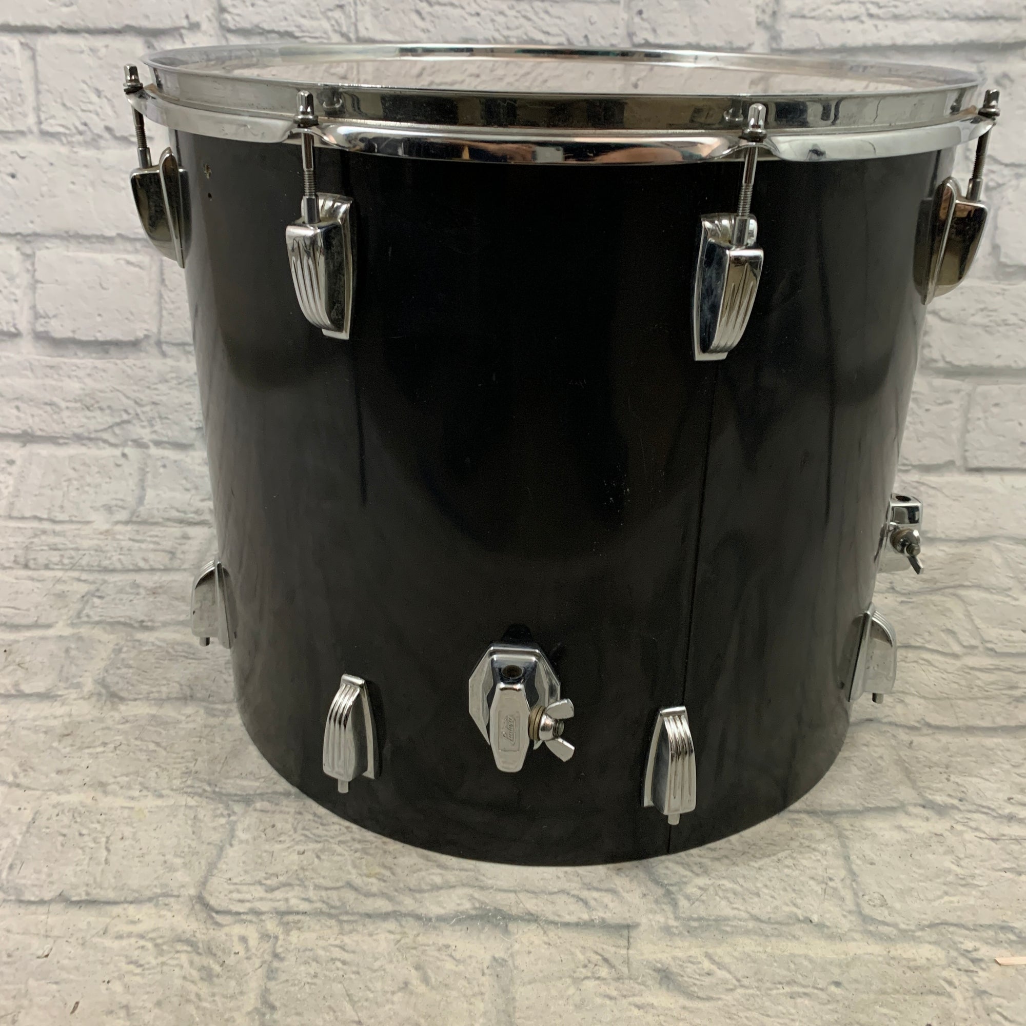 Ludwig B/O Pointed Badge 18x16 Floor Tom Black Wrap