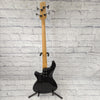 Pyle 4 String Bass Guitar w/ Built in Tuner - Silverburst