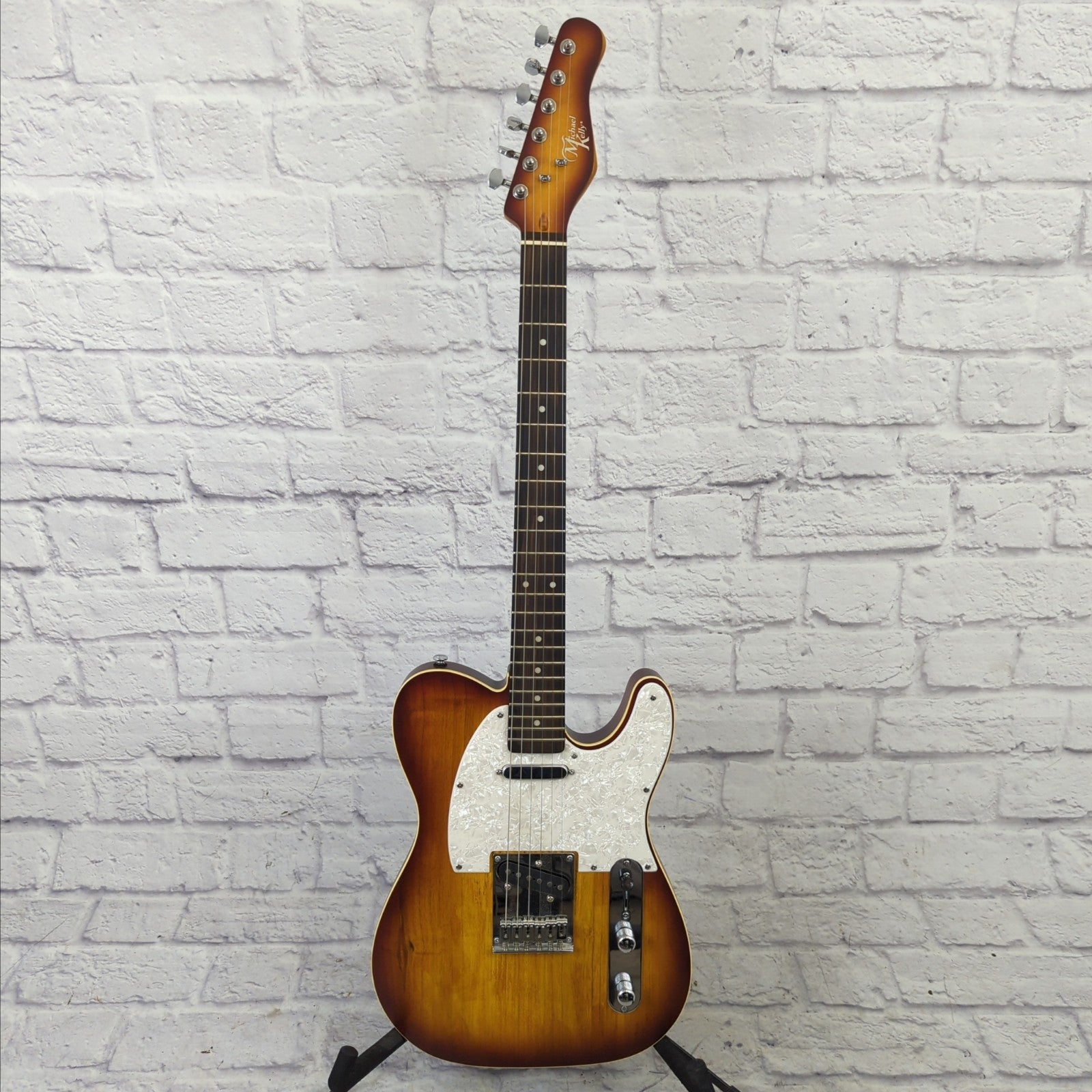 Michael Kelly '53 Open Pore Electric Guitar, Ebony Fingerboard Tobacco Sunburst