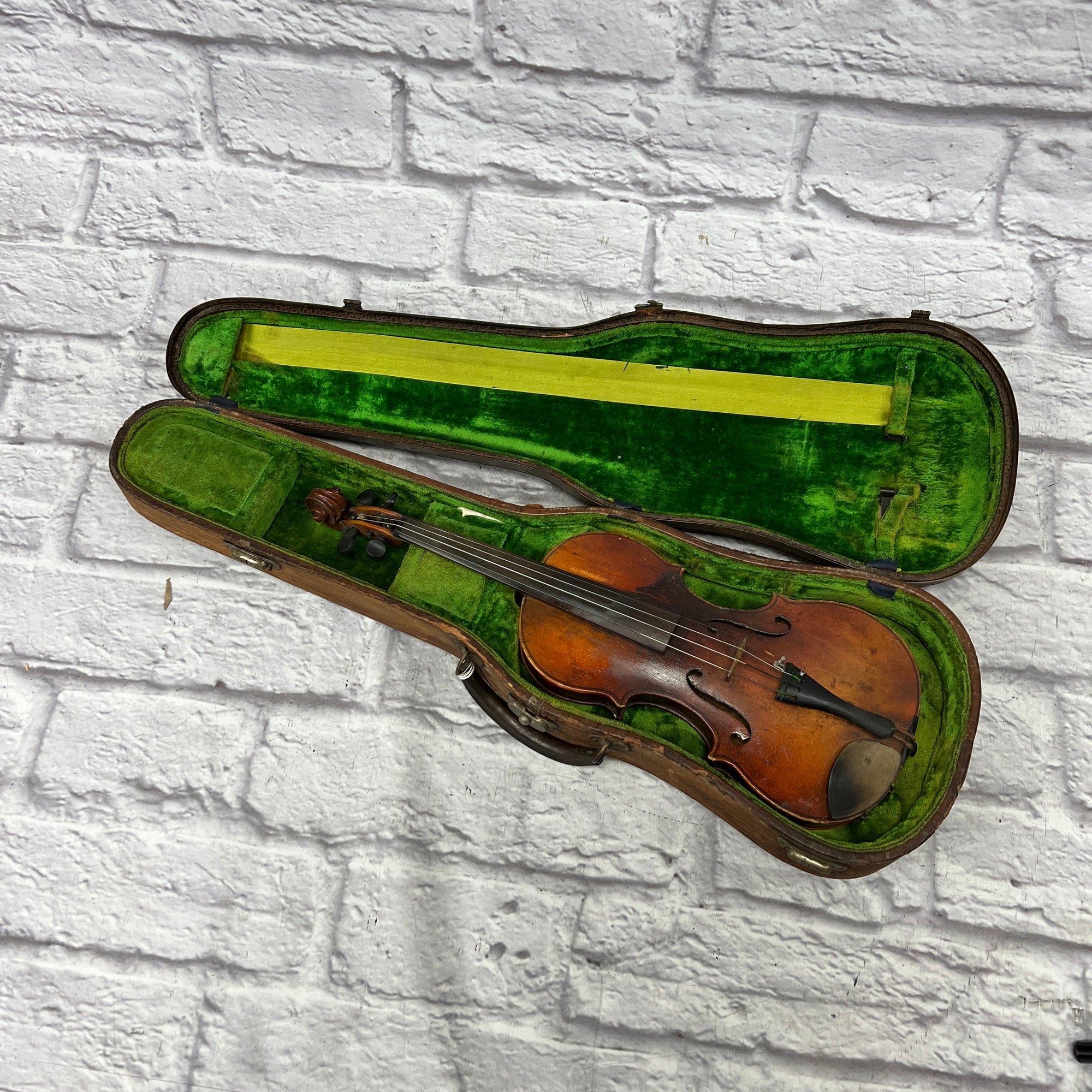 Vintage Jackson Guldan The Guldan Co 3/4 Violin w/ Cool Vintage Wooden Case