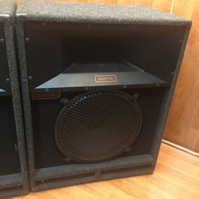 Sonic 15in + Tweeter Passive Speakers (1 blown)