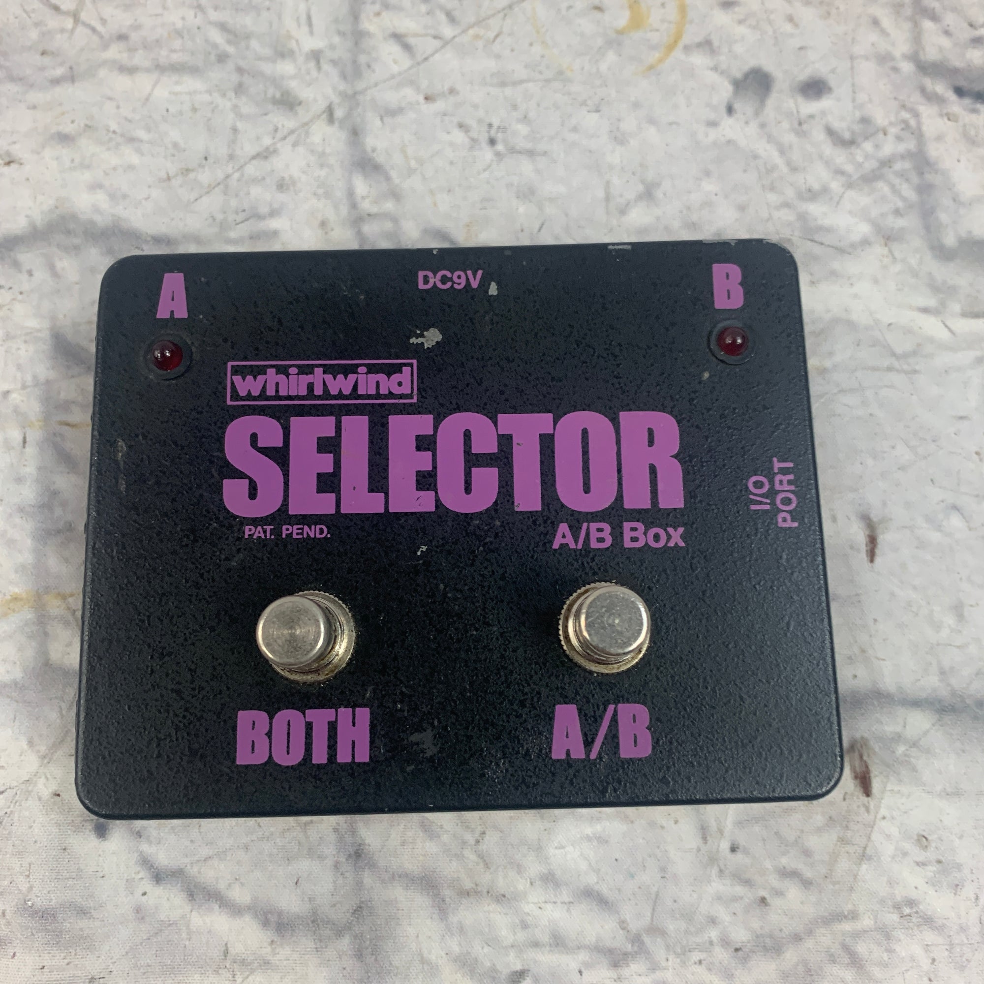 Whirlwind AB Selector Box Guitar Pedal - Evolution Music