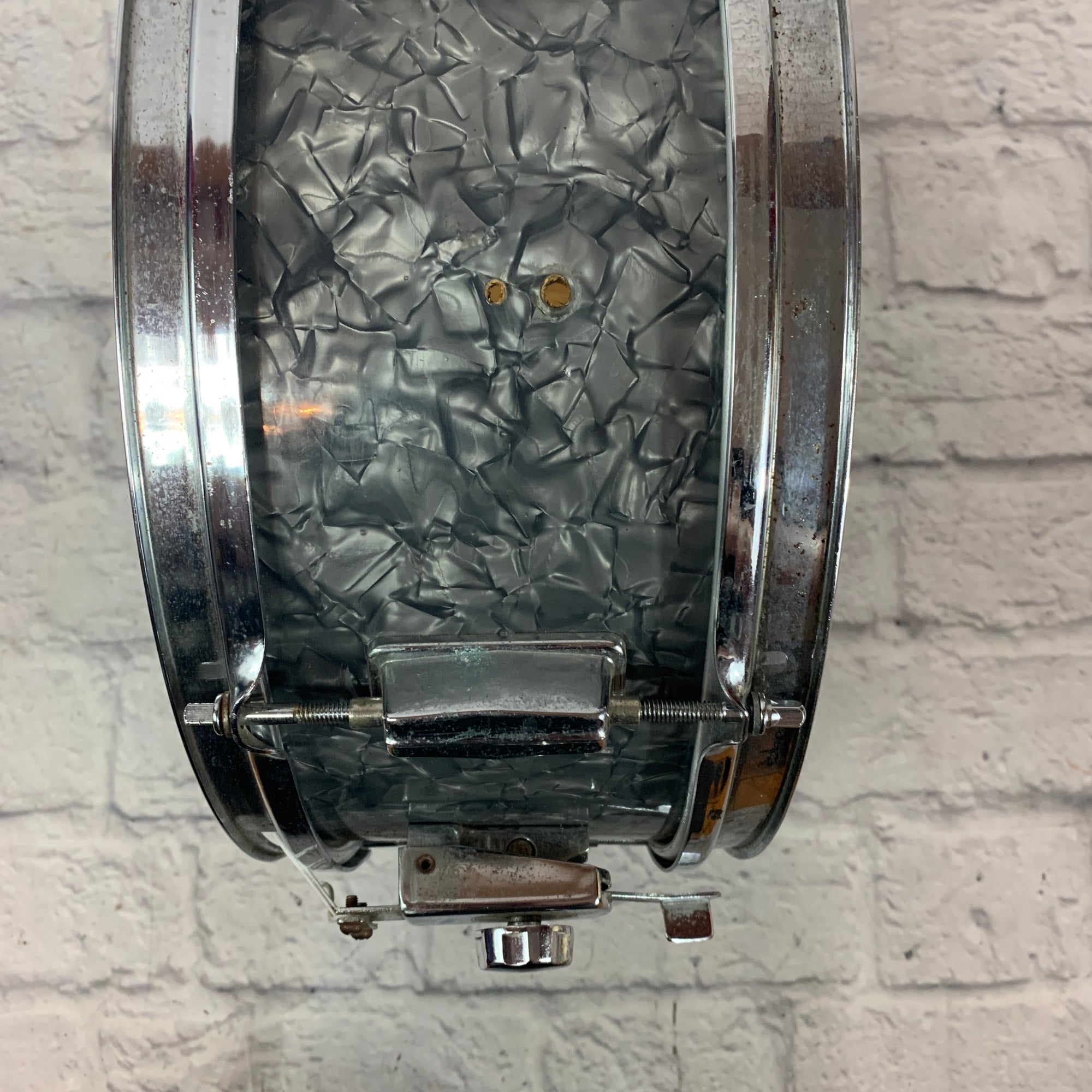 Reuther 1980's 14 x 5 Snare gray Pearl As-Is
