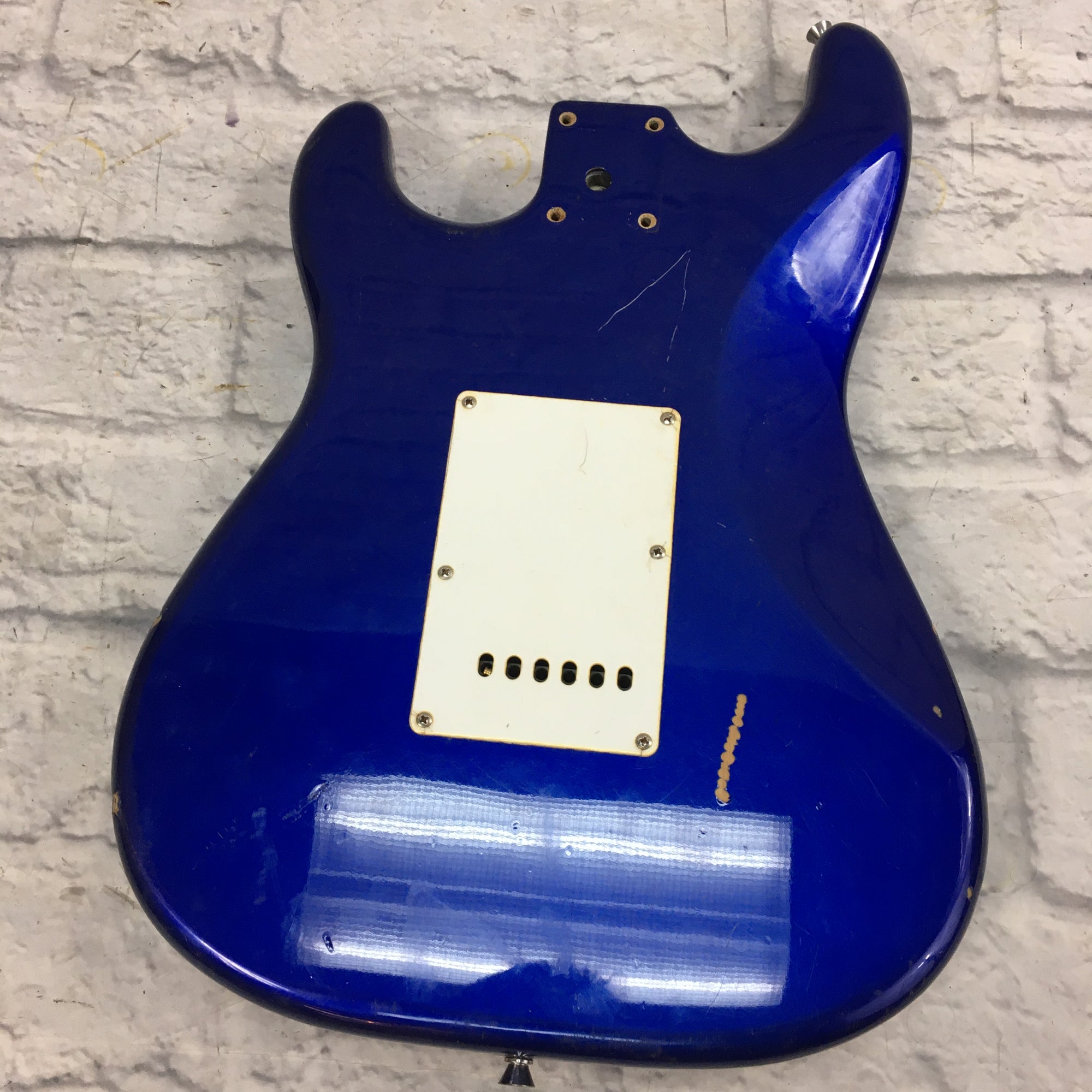 Unknown S Style Blue Electric Guitar Body