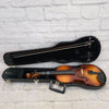 Leon Aubert Stradivarius Model 4/4 Size Violin w/ Case