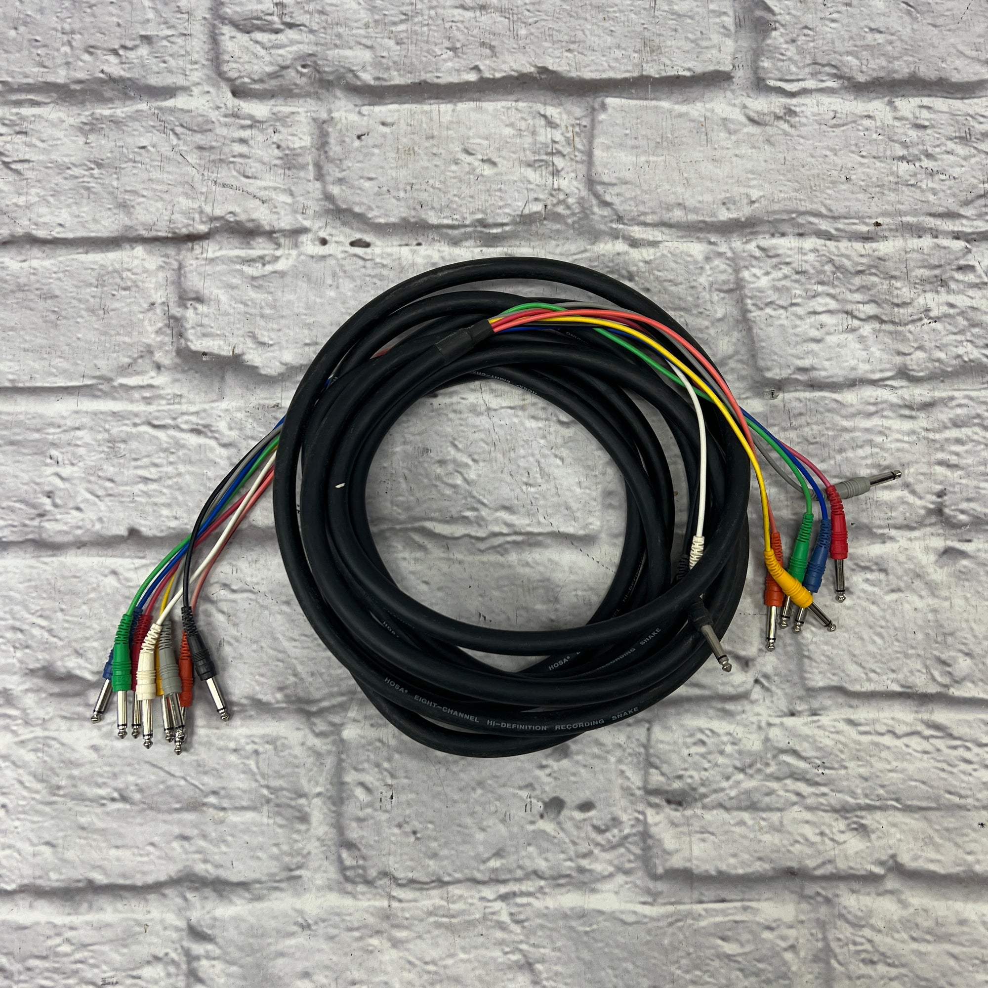 Hosa Eight 8 Channel Hi Definition Recording Snake 1/4 to 1/4 - 24 Feet