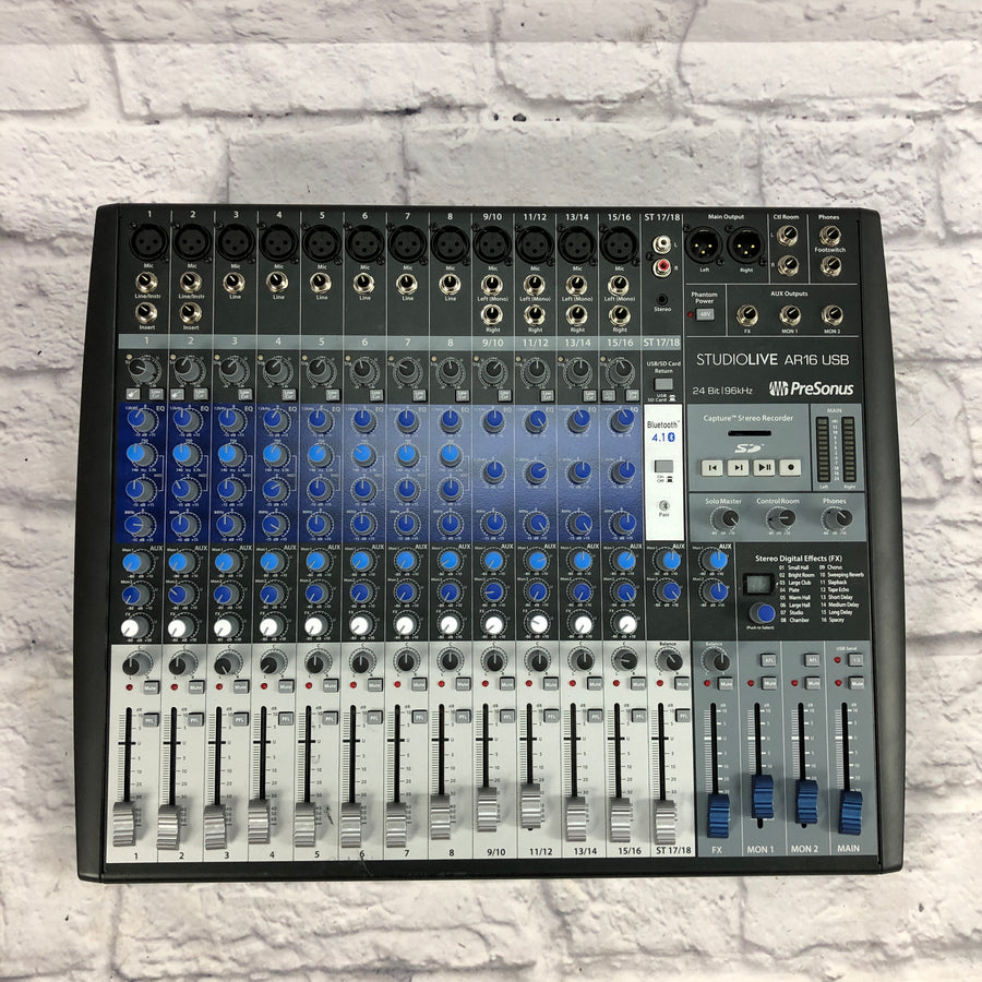 PreSonus Studio Live AR16 USB Mixer