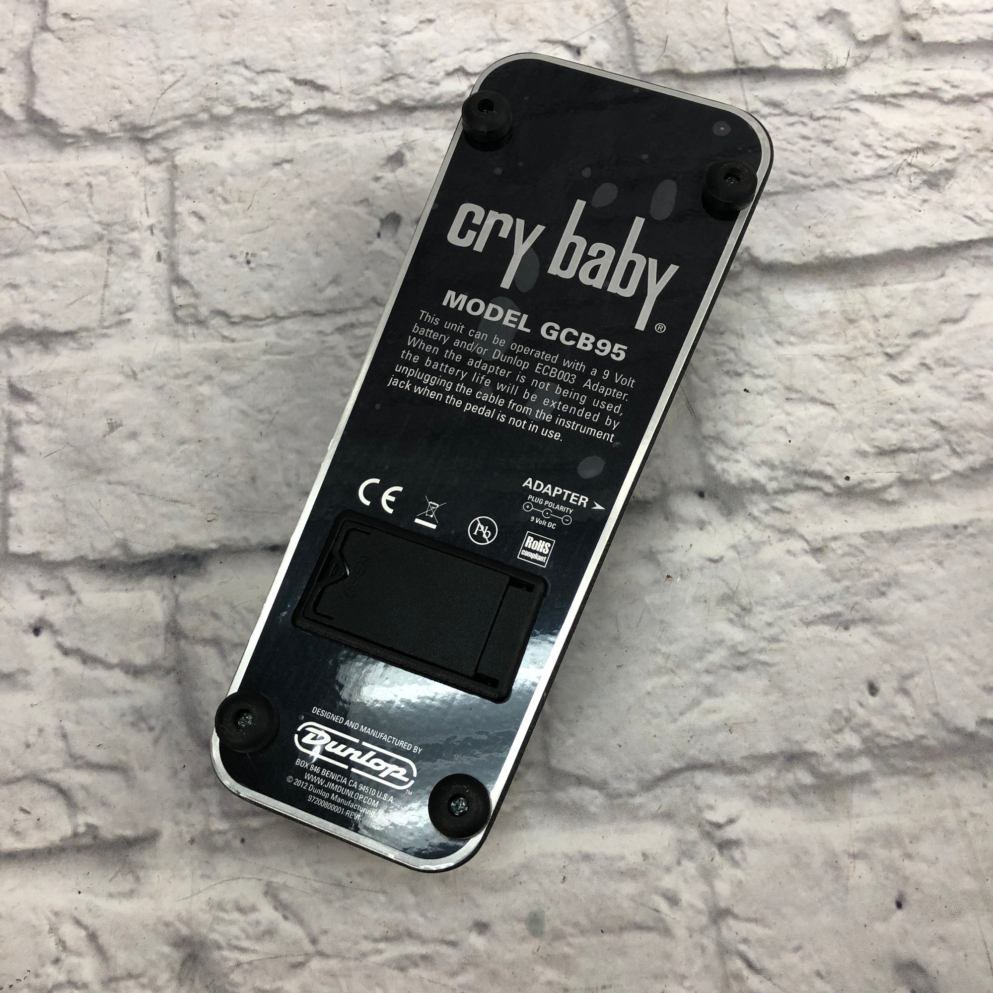 Dunlop Crybaby Wah Pedal GCB-95