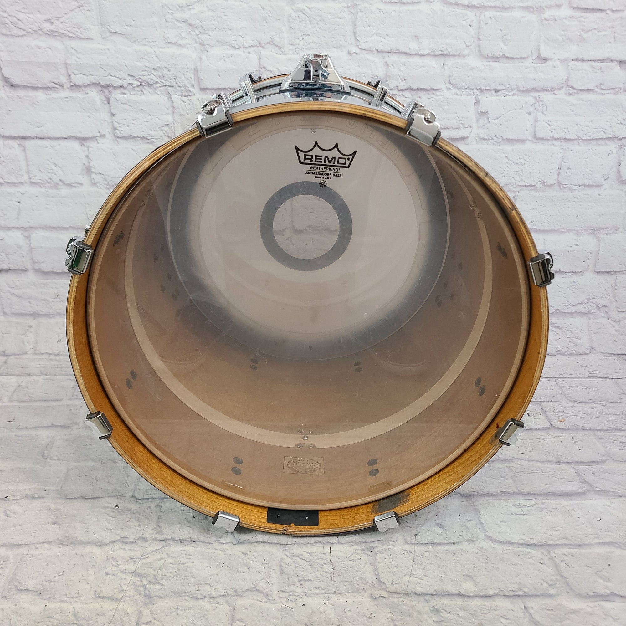 Tama Silverstar 22x18 Bass Drum - Sky Blue Sparkle MODDED NESTING