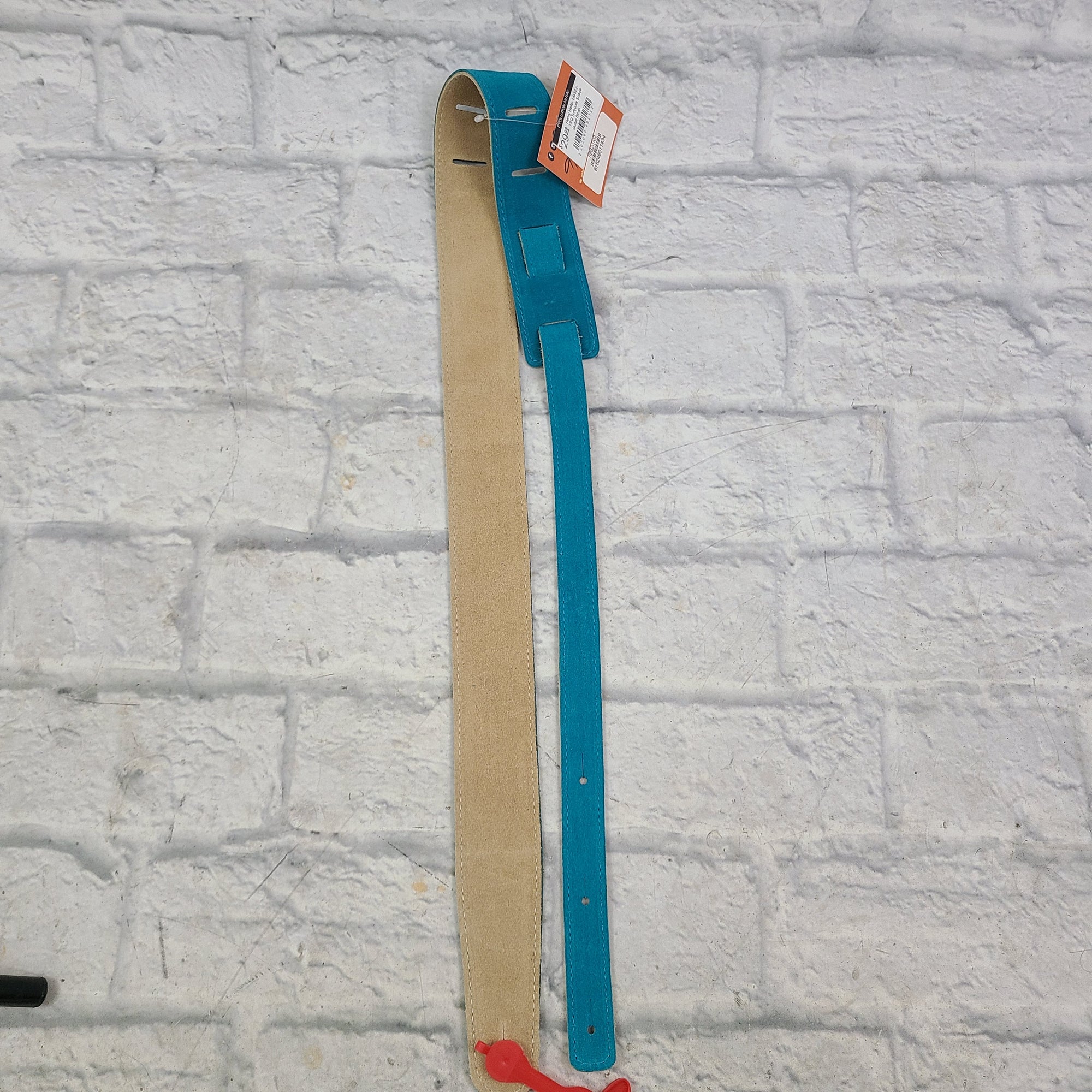 Henry Heller HBS22-TRQ Turquois Suede Guitar Strap