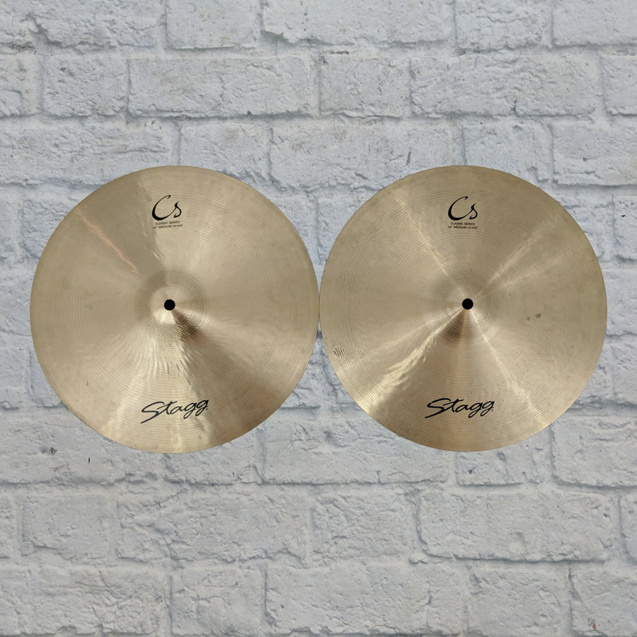 Stagg CS Classic Series 14" Medium Hi Hat Cymbals