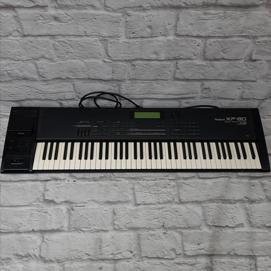 Roland XP-80 76-Key 64-Voice Music Workstation Keyboard with Case and Sustain Pedal