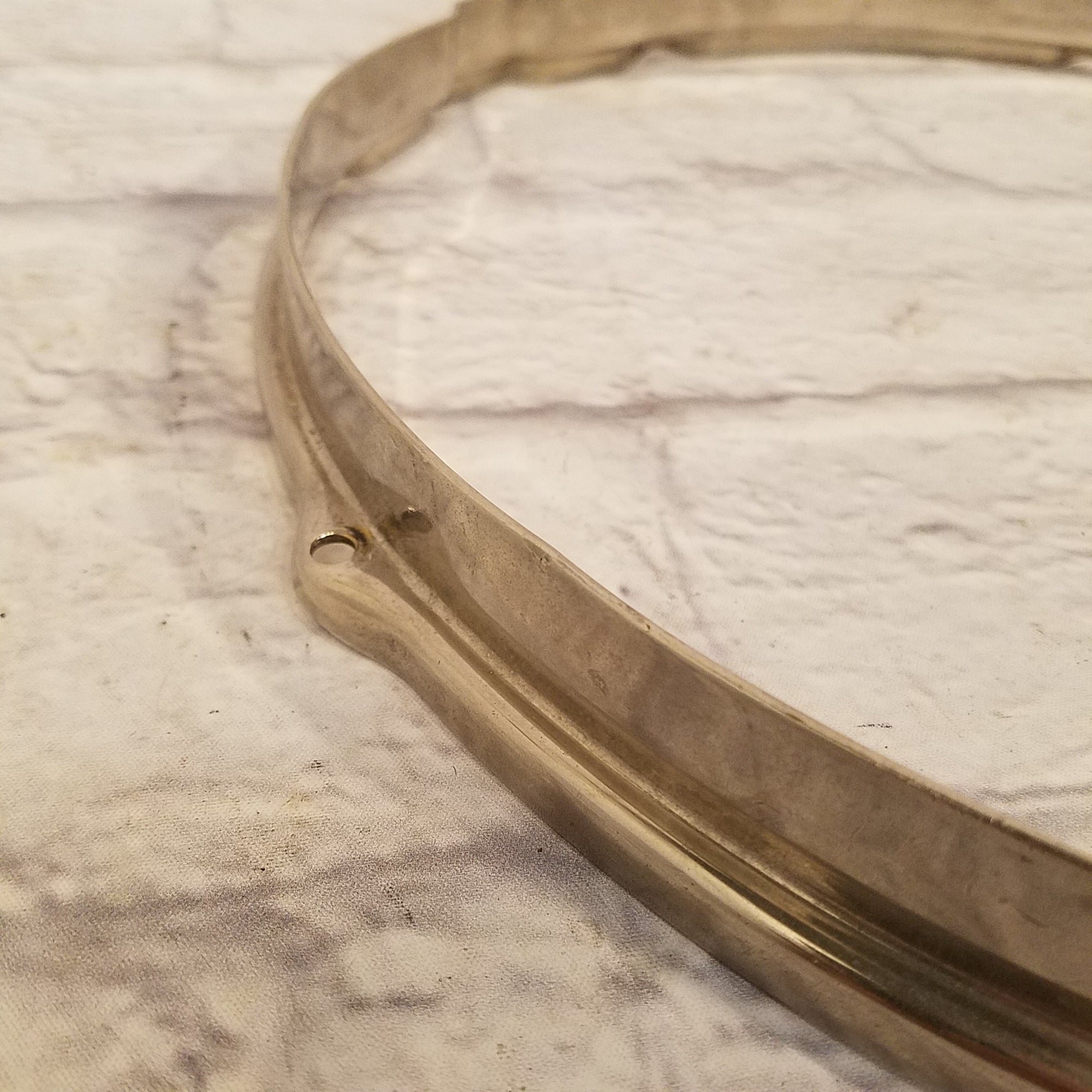 1950s - 1960s Slingerland Nickel 14in Snare 8 Lug Rim/Hoop