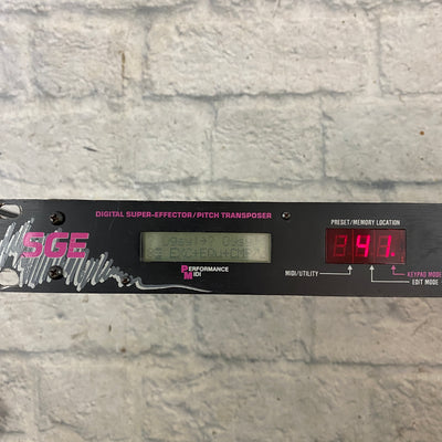 Art SGE Super-Effector Pitch Transposer Rack Unit AS IS PROJECT