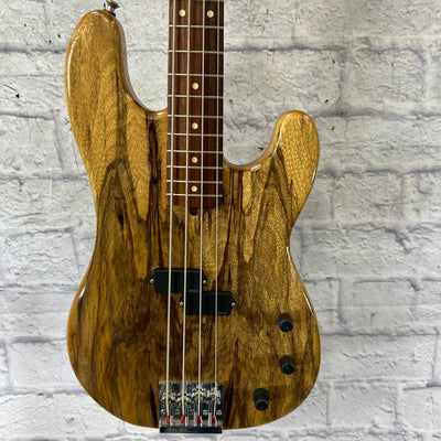 Warmoth Custom Black Korina P-bass w/ Rosewood Fretboard
