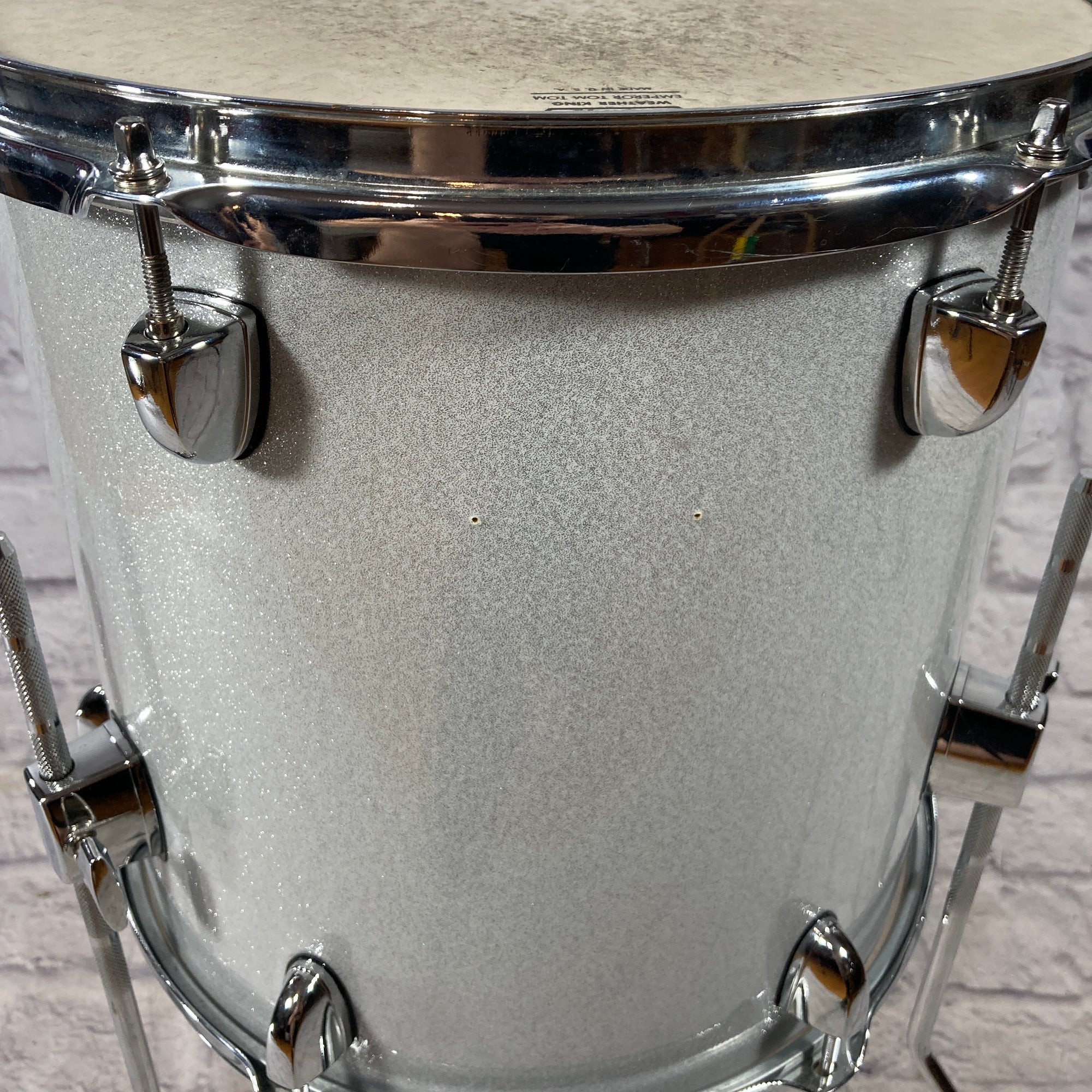 SPL 13 x 13 Silver Sparkle Floor Tom