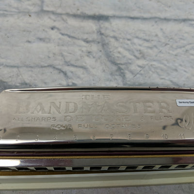 The Bandmaster De Luxe East German Chromatic Harmonica