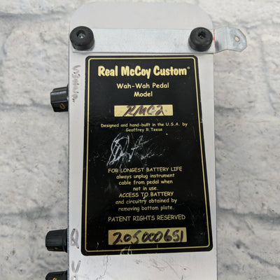 Real McCoy Custom RMC2 Wah Pedal