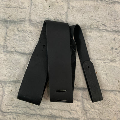 Perri's Leathers P25-179 Black Leather Guitar Strap