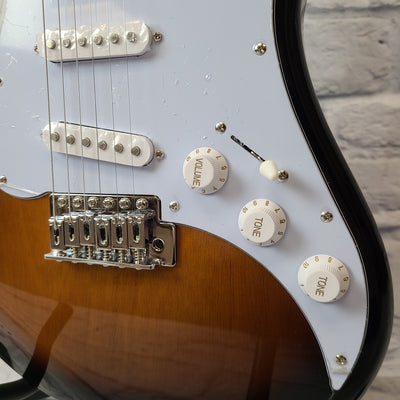 AXL Electric Guitar Double Cutaway Sunburst Electric Guitar