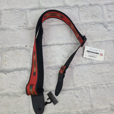 Guitar Straps USA GSU-PD2 Red/ Black/ Blue Yellow Diamond Pattern Guitar Strap