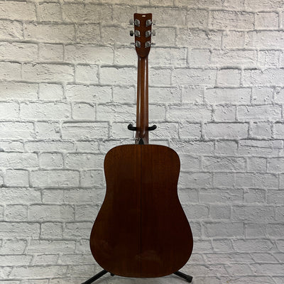 Vintage MIK Lotus L-107 Acoustic Guitar w/ Chipboard Case