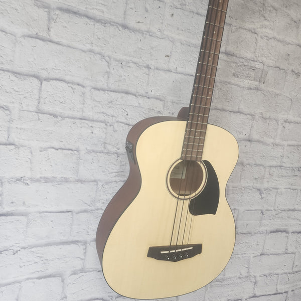 Basso Acustico Ibanez PCBE12-OPN - 6 Corde, Top Abete, Fondo Mogano, Tastiera Acero, Open Pore Natural