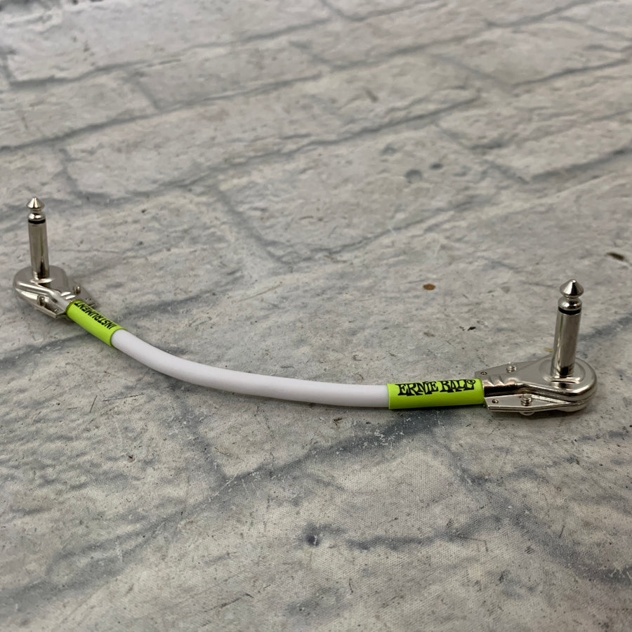 Ernie Ball 6" Patch Cable - White