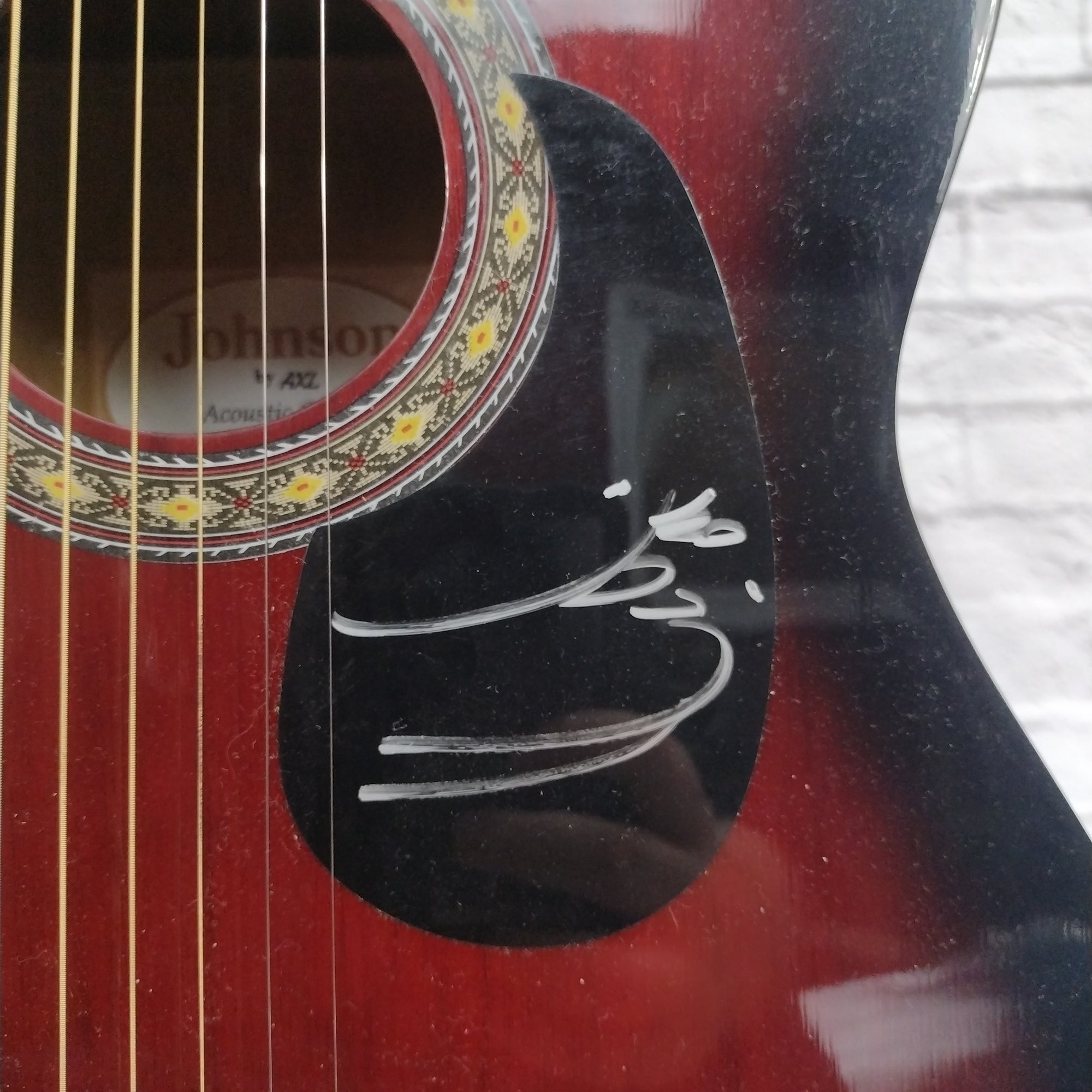 Johnson Acoustic Guitar Signed by Kid Rock - Evolution Music