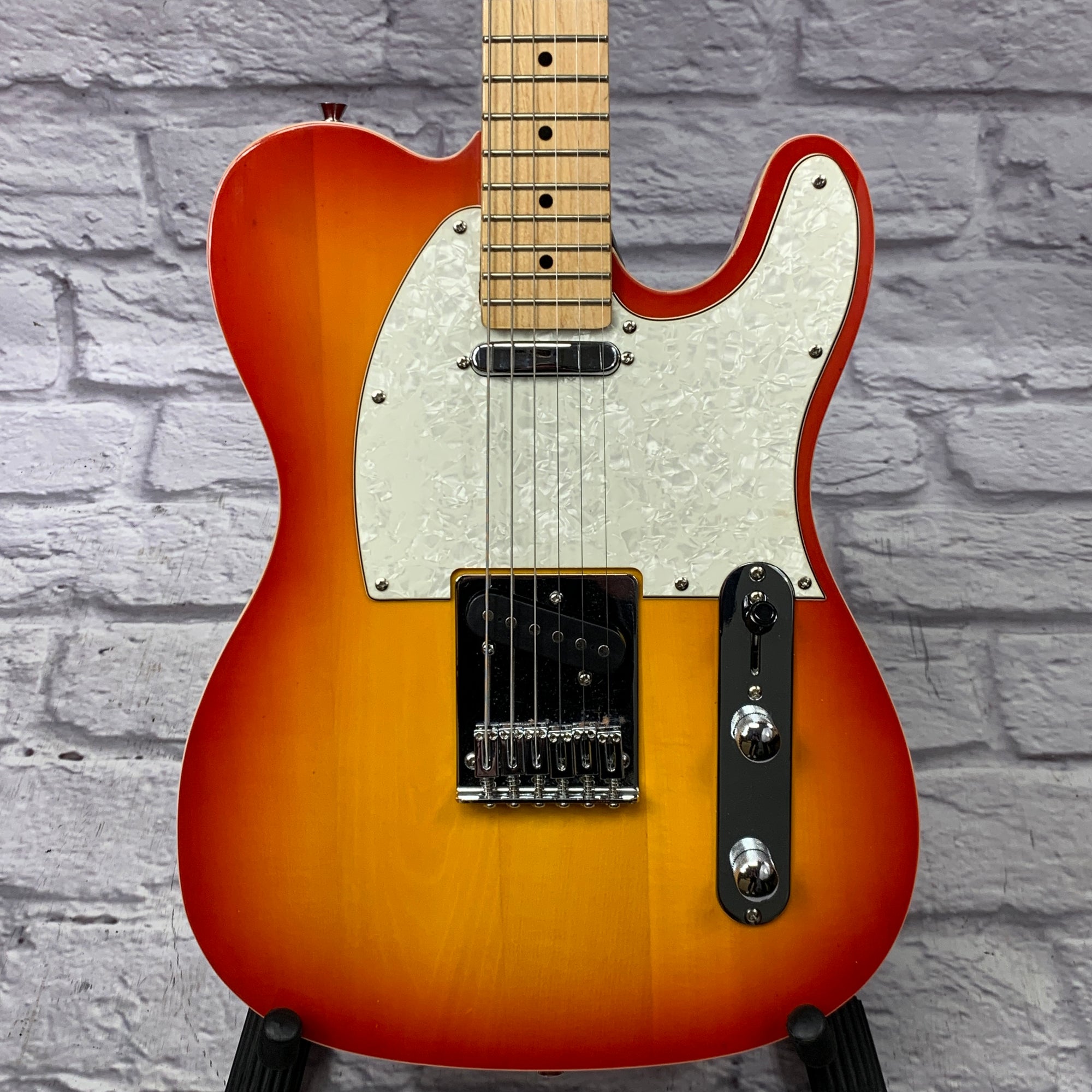 Partscaster Telecaster Electric Guitar Cherry Burst