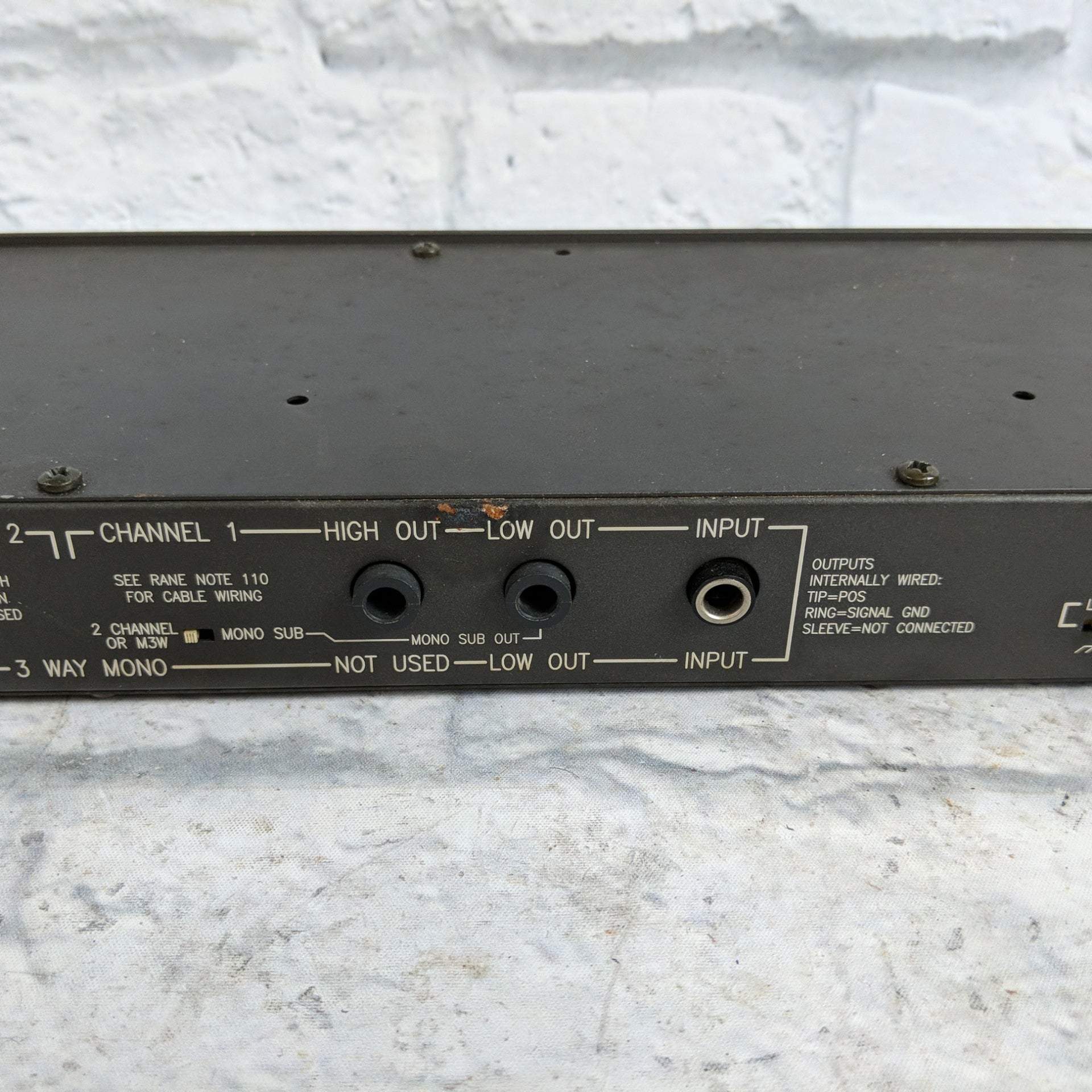 Rane AC22 Active Crossover With 1/4